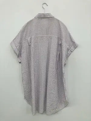 ZARA/ザラ/シャツ/ブラウス/トップス/スカイブルー/L