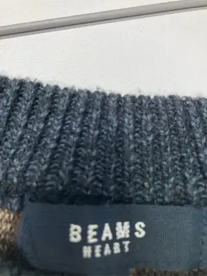 BEAMS HEART/ビームスハート/ニット/セーター/トップス/ネイビー/M