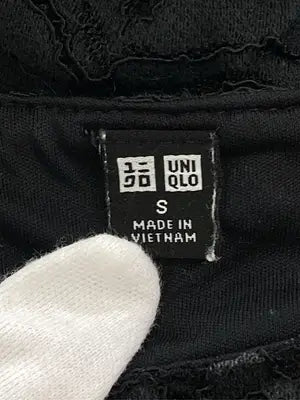 UNIQLO/ユニクロ/Tシャツ/カットソー/トップス/ブラック/S