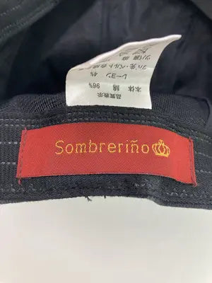 Sombrerino/ハンチング/ベレー帽/帽子/ブラック