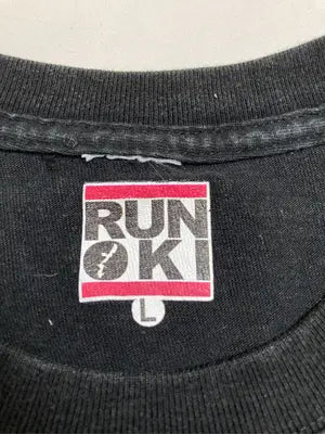 RUN KI/Tシャツ/カットソー/トップス/ブラック/L