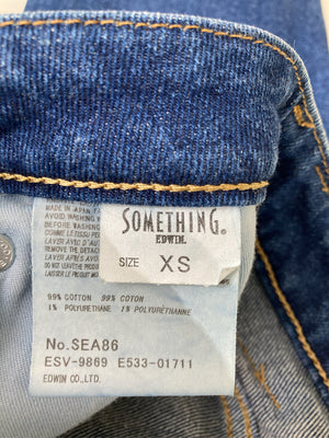 SOMETHING/サムシング/デニムパンツ/パンツ/ブルー/XS