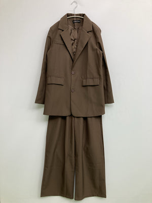 セットアップ/ジャケット/アウター/ブラウン