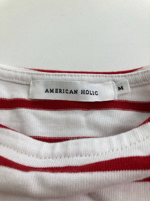 AMERICAN HOLIC/アメリカンホリック/Tシャツ/カットソー/トップス/ホワイト/M