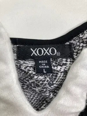 xoxo/キスキス/Tシャツ/カットソー/トップス/ブラック/L