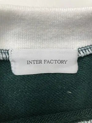 INTER FACTORY/インターファクトリー/スウェット/トップス/グリーン/L