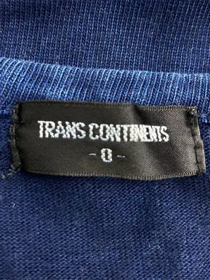 TRANS CONTINENTS/ベスト/トップス/ネイビー/O