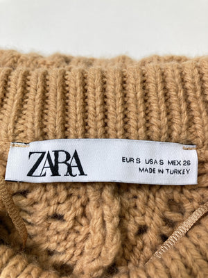 ZARA/ザラ/ニット/セーター/トップス/ベージュ/S