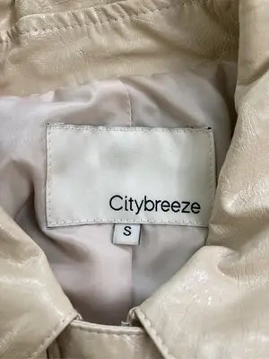 Citybreeze/レザージャケット/ジャケット/アウター/ベージュ/S