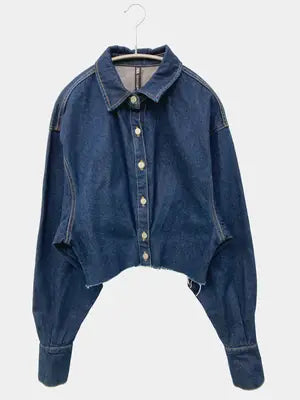 ZARA/ザラ/デニムジャケット/ジャケット/アウター/ネイビー/USA S