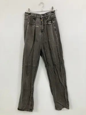Top/トップ/デニムパンツ/パンツ/ブラック/F