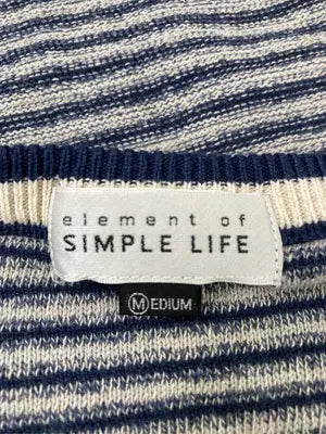 ELEMENT OF SIMPLE LIFE/ニット/セーター/トップス/ネイビー/M