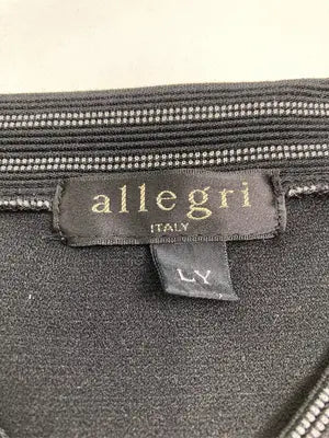 allegri/Tシャツ/カットソー/トップス/ブラック/LY