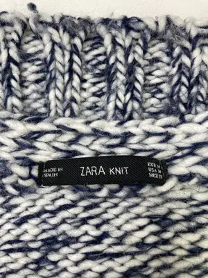 ZARA/ザラ/ニット/セーター/トップス/ネイビー/EUR M/USA M/MEX 28