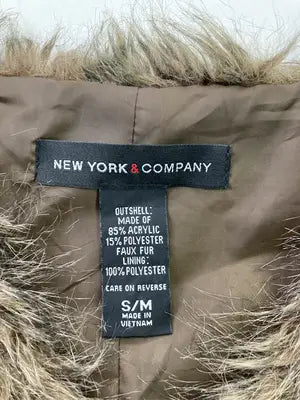 NEWYORK&COMPANY/ダウンベスト/ジャケット/アウター/ブラウン/S/M