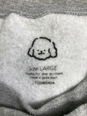 TOMBONIA/スウェット/トップス/グレー/LARGE