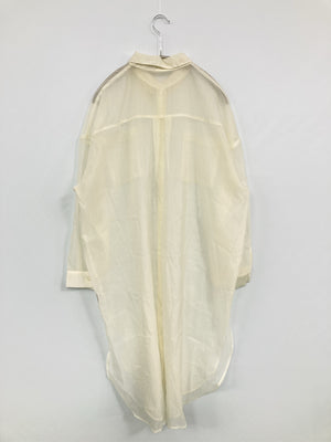 COLZA/コルザ/シャツワンピース/ワンピース/ドレス/アイボリー/M