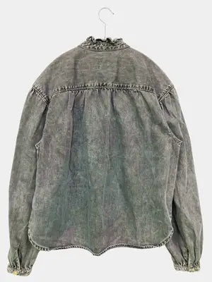 GAP/ギャップ/シャツ/ブラウス/トップス/グレー/XS