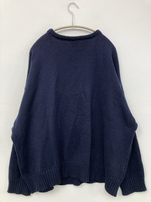 GS/ニット/セーター/トップス/ネイビー/F