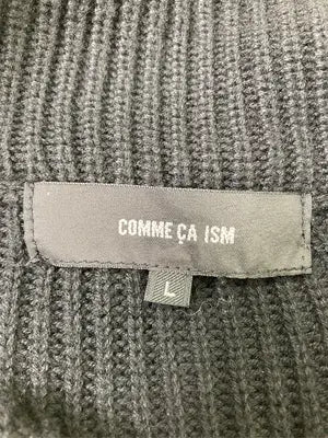 COMME CA ISM/コムサイズム/ニット/セーター/トップス/ブラック/L