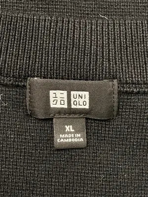 UNIQLO/ユニクロ/ニット/セーター/トップス/ブラック/XL