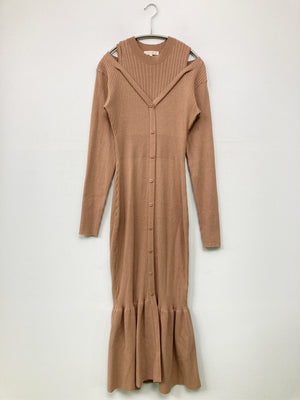 rienda/リエンダ/ワンピース/ワンピース/ドレス/ブラウン/F