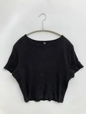 UNIQLO/ユニクロ/Tシャツ/カットソー/トップス/ブラック/XK