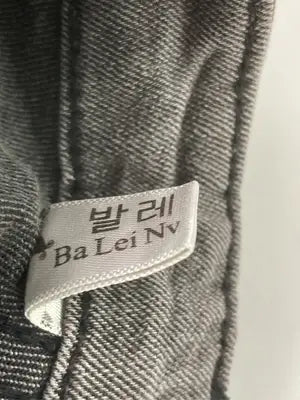 Ba Lei Nv/デニムパンツ/パンツ/グレー/M