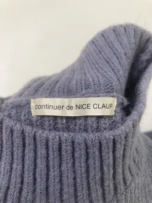 continuer de NICE CLAUP/コンティニューデナイスクラップ/ニット/セーター/トップス/パープル/F