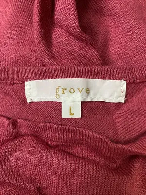 grove/グローブ/ニット/セーター/トップス/レッド/L