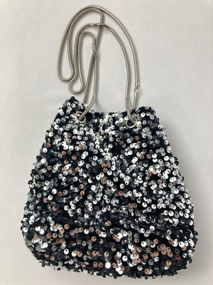 ハンドバッグ/バッグ/シルバー