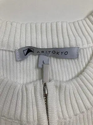 ABITOKYO/アビトーキョー/ニット/セーター/トップス/ホワイト/L