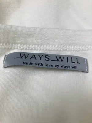 WAYS WILL/Tシャツ/カットソー/トップス/アイボリー/F