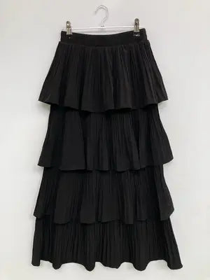 SPRAY PREMIUM/スプレイプレミアム/ロングスカート/スカート/ブラック