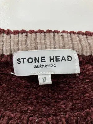 STONE HEAD/ニット/セーター/トップス/ブラウン/XL
