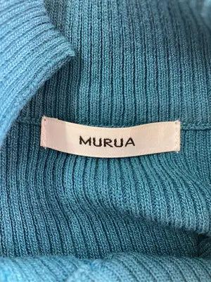 MURUA/ムルーア/ニット/セーター/トップス/スカイブルー/F