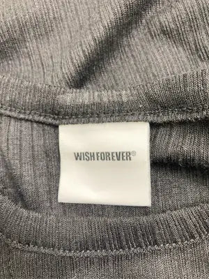 WISH FOREVER/ウィッシュフォーエバー/Tシャツ/カットソー/トップス/ブラック