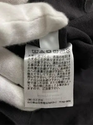 UNIQLO/ユニクロ/Tシャツ/カットソー/トップス/ブラック/S