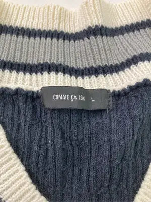 COMME CA ISM/コムサイズム/ベスト/トップス/ネイビー/L