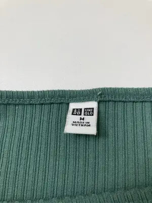 UNIQLO/ユニクロ/Tシャツ/カットソー/トップス/グリーン/M