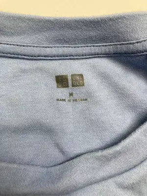 UNIQLO/ユニクロ/Tシャツ/カットソー/トップス/スカイブルー/M