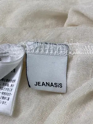JEANASIS/ジーナシス/Tシャツ/カットソー/トップス/アイボリー/F