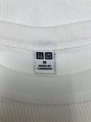 UNIQLO/ユニクロ/Tシャツ/カットソー/トップス/ホワイト/M