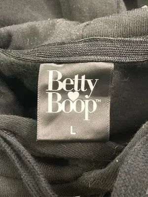 Betty・Boop/ベティブープ/パーカー/トップス/ブラック/L