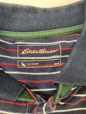 Eddie Bauer/エディーバウアー/ポロシャツ/トップス/ネイビー/L