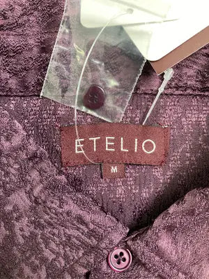 ETELIO/シャツ/ブラウス/トップス/レッド/M