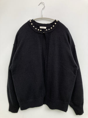 a.v.v/アーヴェヴェ/ニット/セーター/トップス/ブラック/L