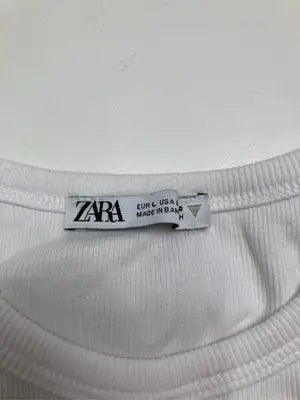 ZARA/ザラ/タンクトップ/トップス/ホワイト/EUR L