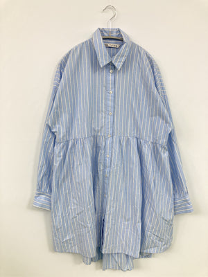 ZARA/ザラ/シャツ/ブラウス/トップス/ブルー/S