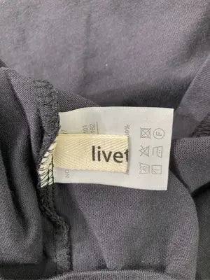 LIVETION/Tシャツ/カットソー/トップス/ブラック/LL